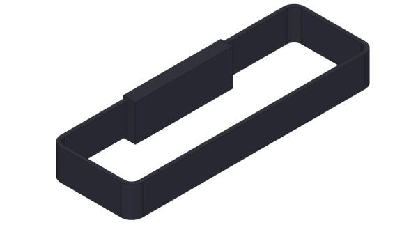 Giese Handtuchring schwarz matt, 39056-14