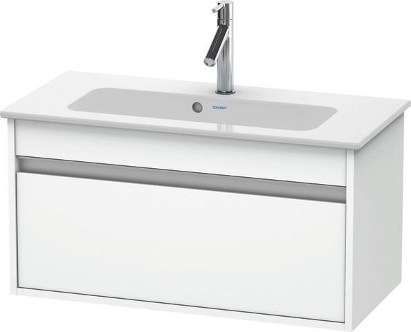 Duravit Ketho Waschtischunterbau wandhängend Weiß Matt 800x385x410 mm - KT642301818