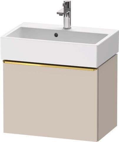 Duravit D-Neo Waschtischunterbau wandhängend Taupe Matt 584x372x440 mm - DE4229034910000