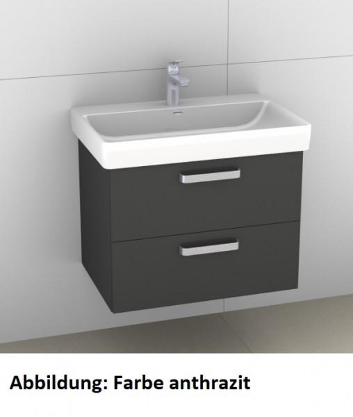 Artiqua 415 Waschtischunterschrank für Pro S 810967 Eiche Ribbeck quer NB, 415-WU2L-L56-7187-444