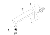 Vorschau: Dornbracht Wannenauslauf Vorschau: Dornbracht Wannenauslauf für Wandmontage LULU 13801710 Chrom