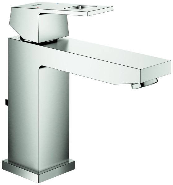 GROHE EH-Waschtischbatterie Eurocube 23445 mittelhohe Ausführung supersteel, 23445DC0