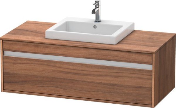 Duravit Ketho Konsolenwaschtischunterbau wandhängend Nussbaum Matt 1200x550x426 mm - KT679607979