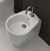 Axa one Serie Normal Axa one Serie Normal Stand-Bidet mit 1 Hahnloch, B: 350, T: 480 mm, weiss glänzend