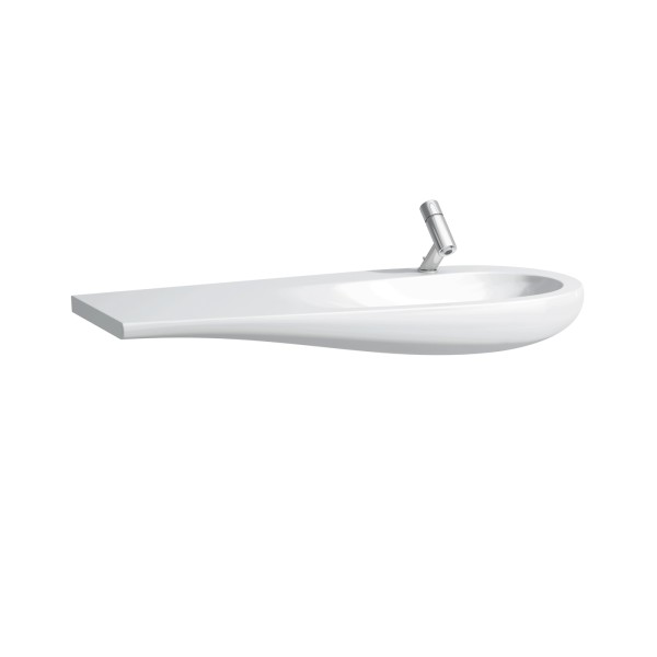 LAUFEN Waschtisch Il Bagno Alessi One 1200x500, weiß mit LCC , Ablage links, 81497.4, 8149744001041