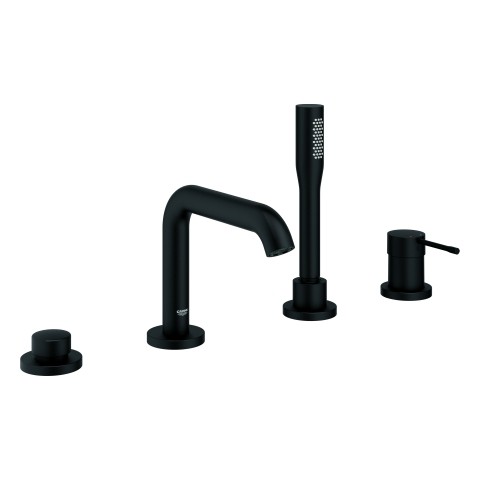 GROHE 4-Loch-Einhand-Wannenkombination Essence 25251_1 phantom black, 25251KF1