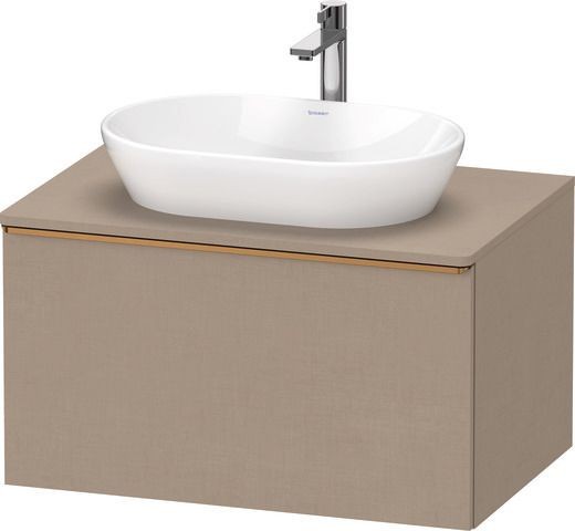 Duravit D-Neo Konsolenwaschtischunterbau wandhängend Leinen Matt 800x550x459 mm - DE4947004750000