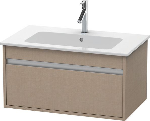 Duravit Ketho Waschtischunterbau wandhängend Leinen Matt 800x475x410 mm - KT641907575