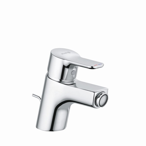 Kludi PURE & EASY Bidet-EHM Wasserspararmatur m. Metallablaufg. chro, 375330565