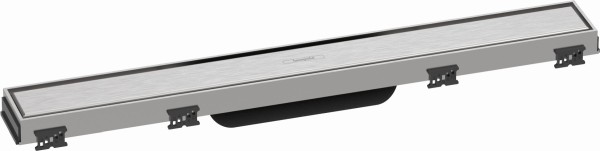 Hansgrohe RainDrain Match Duschrinne 600 mm mit höhenverstellbaren Rahmen BST, 56036800