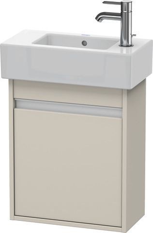 Duravit Ketho Waschtischunterbau wandhängend Taupe Matt 450x225x550 mm - KT6629R9191