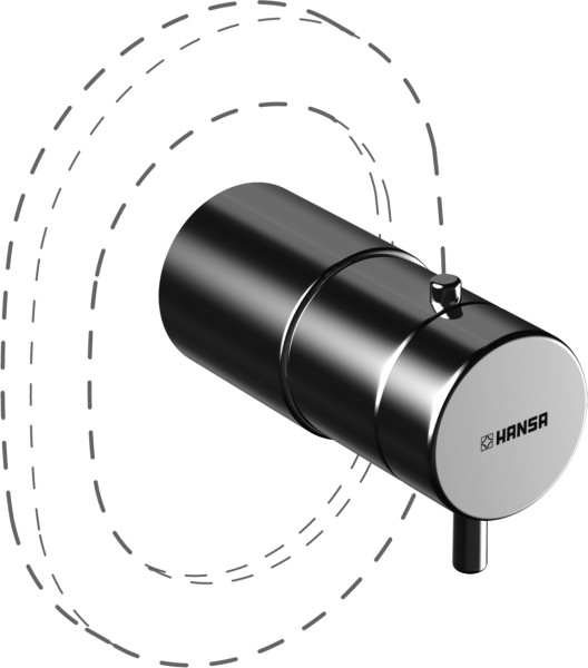 Hansa Umbausatz Einhebelmischer in Thermostat für Unterputz-Körper 100, Hansa Umbausatz 0822