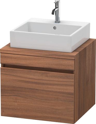 Duravit DuraStyle Konsolenwaschtischunterbau wandhängend Nussbaum Matt 600x548x512 mm - DS531007979