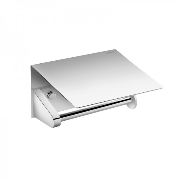 Cosmic Kubic Papierhalter mit Deckel, rechts 14x13x9cm, chrom, 364005002