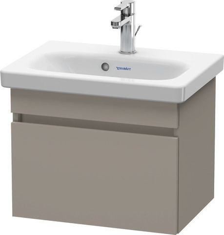 Duravit DuraStyle Waschtischunterbau wandhängend Basalt Matt 500x368x398 mm - DS630304343