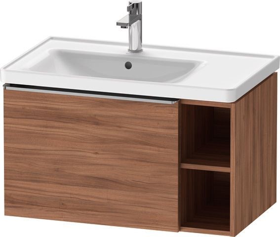 Duravit D-Neo Waschtischunterbau wandhängend Nussbaum Matt 784x452x440 mm - DE4258070790000