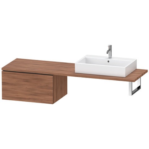 Duravit L-Cube Unterschrank für Konsole Nussbaum Matt 720x547x400 mm - LC585407979