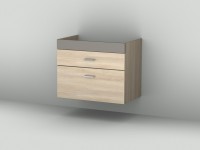Sanipa Sanipa Waschtischunterschrank (2morrow) MF86056, Vintage Oak, H:605, B:750, T:462 mm