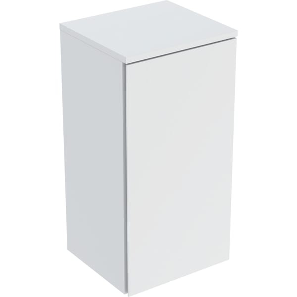 Geberit Renova Plan Seitenschrank mit einer Tür: 33x65x29.7cm, weiß / lackiert seidenmatt, 504043001