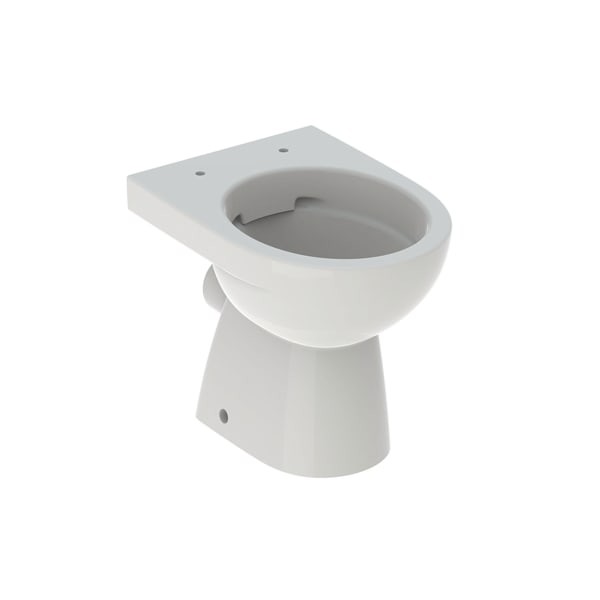Geberit Renova Stand-WC Tiefspüler, Abg.horiz teilgeschlossene Form, Rimfree, pergamon, 500480002