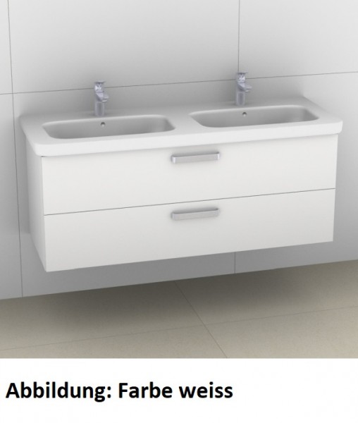 Artiqua 411 Waschtischunterschrank für DuraStyle 233813 Eiche Ribbeck quer NB, 411-WU2L-D48-7187-444