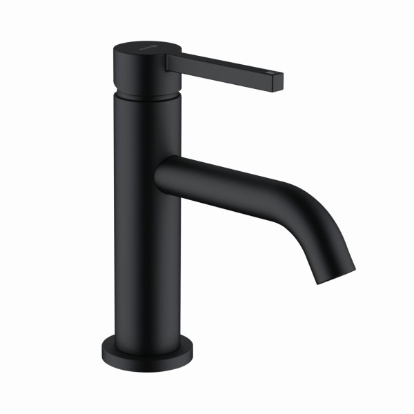 KLUDI NOVA FONTE Pura Waschtischarmatur 75 ohne Ablaufgarnitur mattschwarz, 200283915