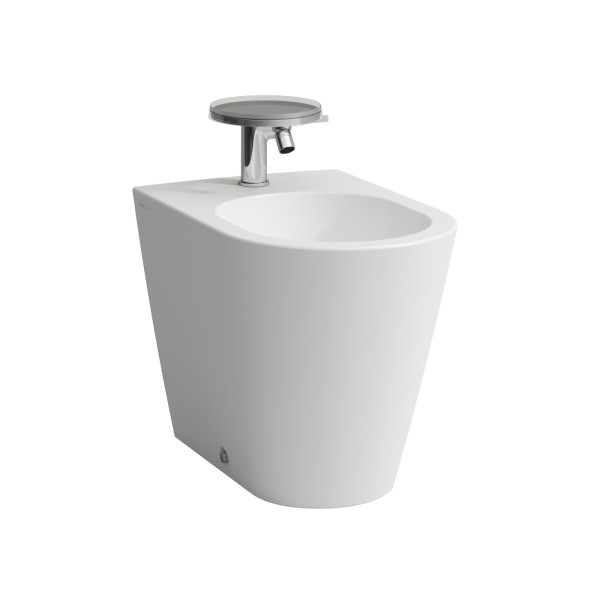 LAUFEN Standbidet Kartell · LAUFEN 370x560, 1 Hahnloch mittig, weiß matt, 83233.1, 8323317573021