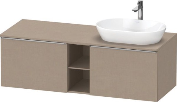 Duravit D-Neo Konsolenwaschtischunterbau wandhängend Leinen Matt 1400x550x459 mm - DE4950R70750000