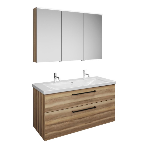 Burgbad SET Eqio Frassino Dekor Cappuccino/Alpinweiss, SFAO123RF3437C0001
