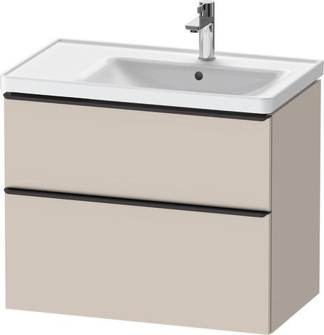 Duravit D-Neo Waschtischunterbau wandhängend Taupe Matt 784x452x625 mm - DE43580BD910000