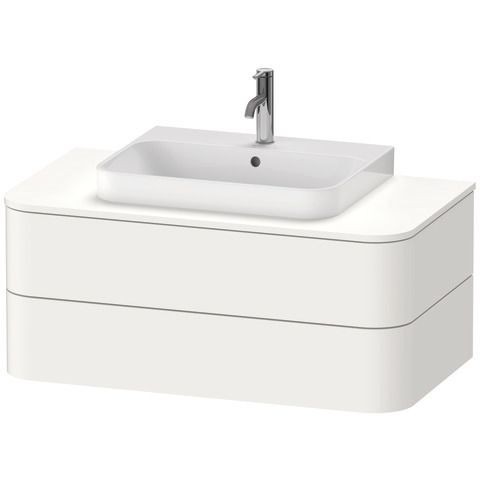 Duravit Happy D.2 Plus Konsolenwaschtischunterbau wandhängend Weiß Supermatt 1000x550x408 mm - HP497