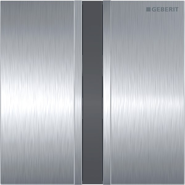 Geberit HyTronic Urinal-Steuerung Sigma50 verchromt Zink-Druckguss berührungslos Infrarot/Netz