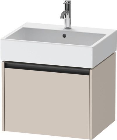 Duravit Ketho.2 Waschtischunterbau wandhängend Taupe Matt 584x460x440 mm - K25075091910000
