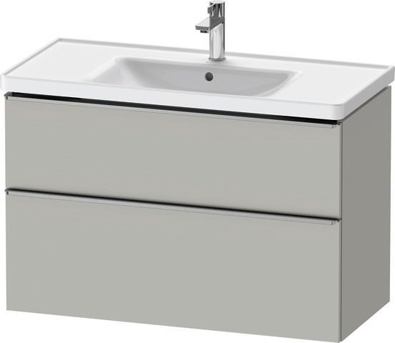 Duravit D-Neo Waschtischunterbau wandhängend Betongrau Matt 984x452x625 mm - DE4356070070000