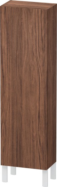 Duravit L-Cube Halbhochschrank Nussbaum dunkel Matt 400x243x1320 mm - LC1168L2121