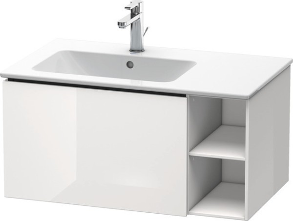 Duravit L-Cube Waschtischunterbau wandhängend Weiß Hochglanz 820x481x400 mm - LC619108585