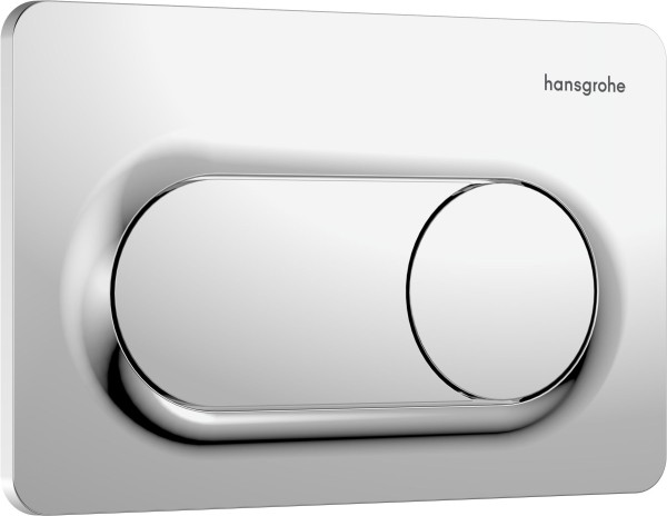Hansgrohe iFrame Original S Betätigungsplatte für 2-Mengen-Spülung, Chrom, 66002000