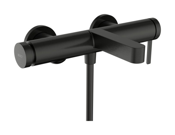 Hansgrohe Finoris Einhebel-Wannenmischer Aufputz, Brushed Black Chrome, 76420340