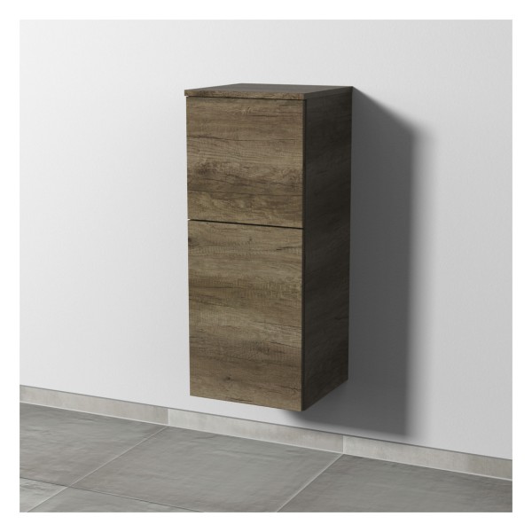 Sanipa 3way Mittelschrank mit 1 Tür und 1 Auszug, Eiche-Nebraska, SM12637