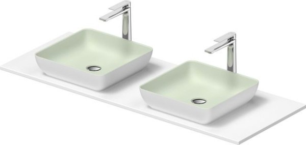 Duravit Sivida SET, Aufsatzbecken 2 r.400 B.Aussen: weiss seidenmatt .