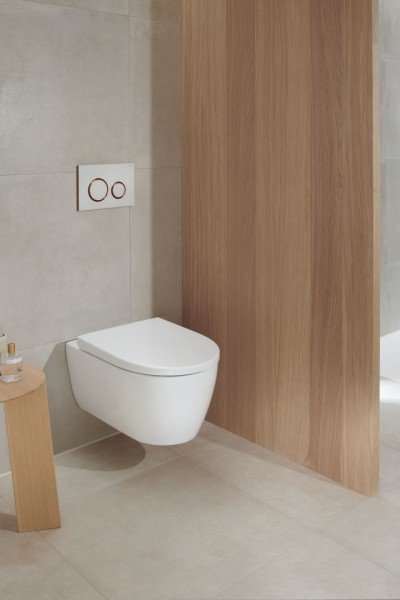Geberit iCon Set Wand-WC mit WC-Sitz, Rimfree