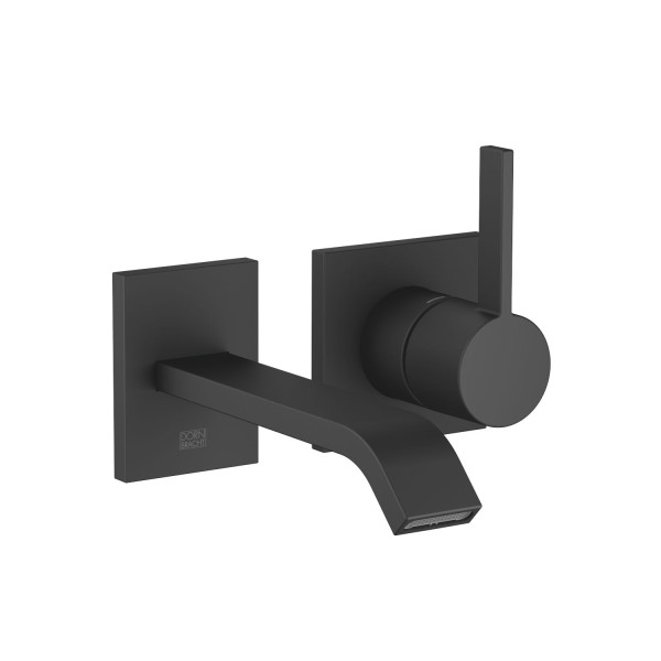Dornbracht Waschtisch-Wand-Armatur ohne Ablaufgarnitur IMO 36861671 Schwarz matt, 36861671-33