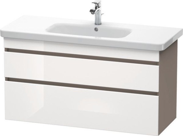 Duravit DuraStyle Waschtischunterbau wandhängend Weiß & Basalt Hochglanz & Matt 1130x448x610 mm - DS