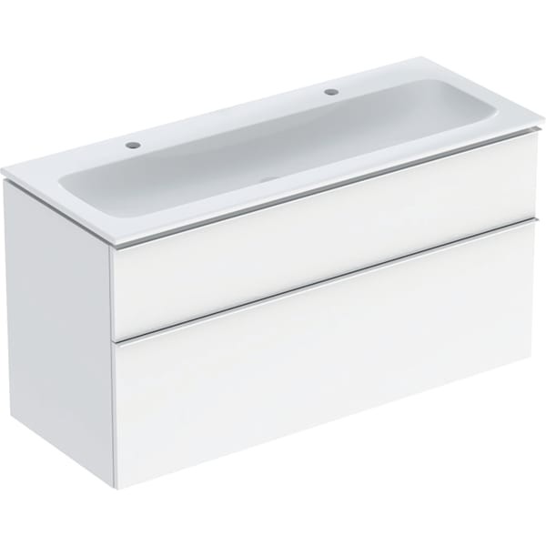 Geberit iCon Set Möbel-Waschtisch mit Unterschrank, 2 Schubladen