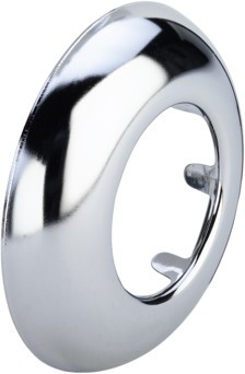 Viega Rosette 5763-545 in 40x80x15mm Messing verchromt