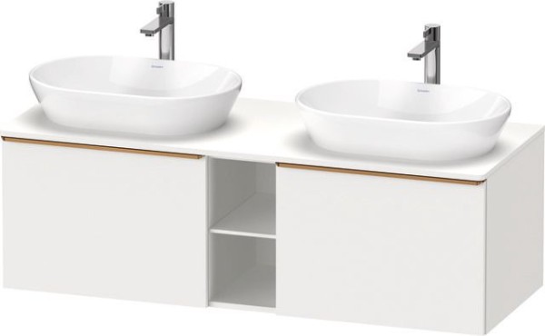 Duravit D-Neo Konsolenwaschtischunterbau wandhängend Weiß Matt 1400x550x459 mm - DE4950B04180000