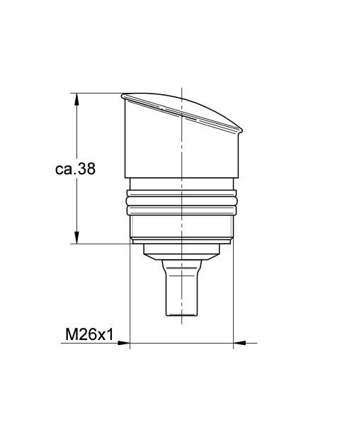 EICHELBERG Aufputz-Umstellung 440425 für Einhand-Wannenbatterien chrom, 44042526