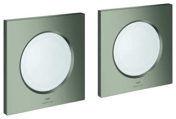 GROHE Lichtmodule Rainshower F-Series 36472 127 x 127mm pro Modul satin steel, 36472MS0