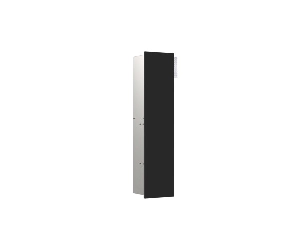 emco WC-Modul asis pure Türanschlag rechts, Unterputz, 1-türig 730mm, schwarz matt, 975551411