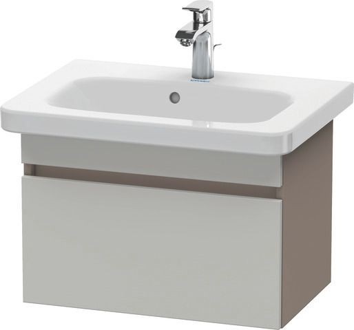 Duravit DuraStyle Waschtischunterbau wandhängend Betongrau & Basalt Matt 580x368x398 mm - DS63790074